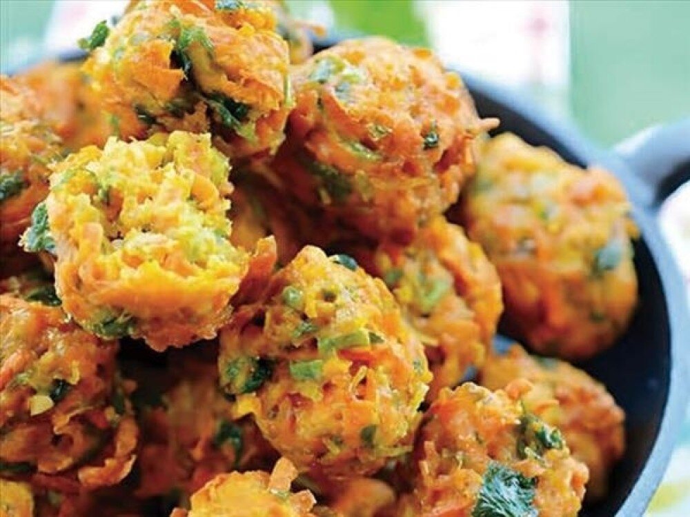 B50 Жареные овощные шарики 干炸素丸子