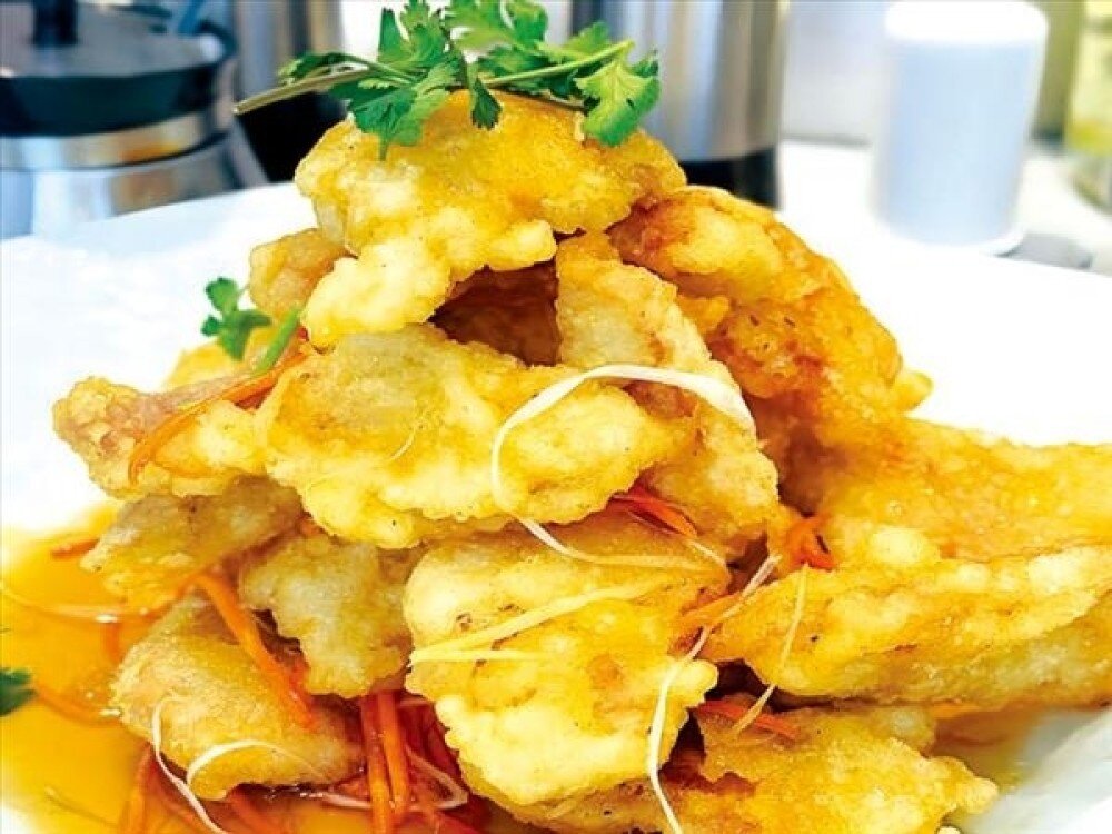 B1 Свинина "Габаджоу" в кисло-сладком соусе 锅包肉