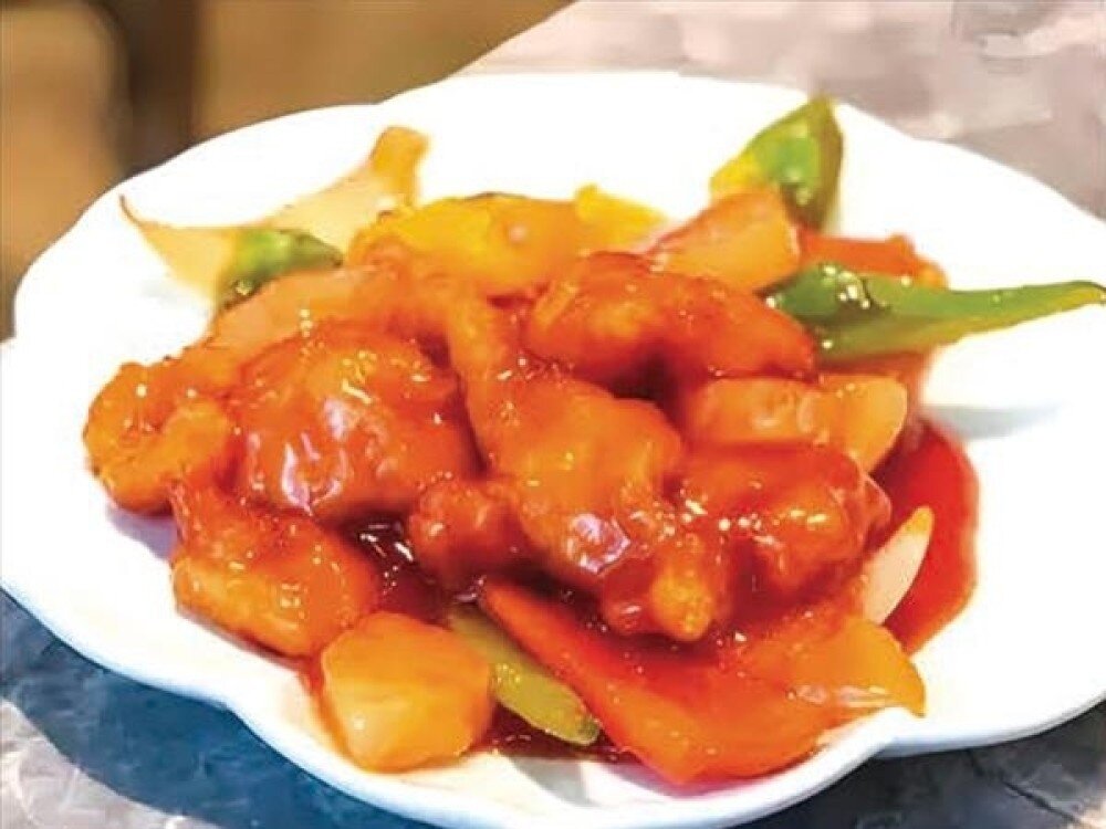 B34 Рыба в кисло-сладком соусе 糖醋鱼片