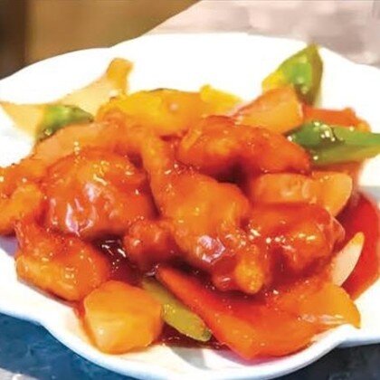 B34 Рыба в кисло-сладком соусе 糖醋鱼片