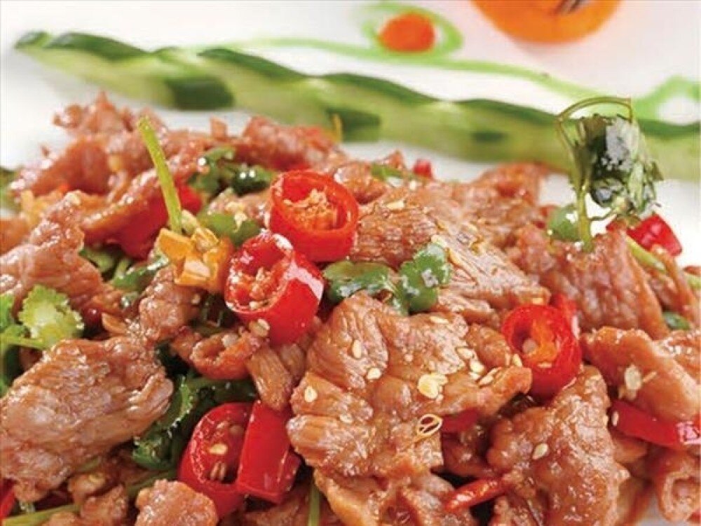 B19 Жареная говядина с тмином 小炒黄牛肉