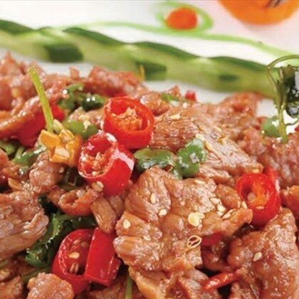 B19 Жареная говядина с тмином 小炒黄牛肉