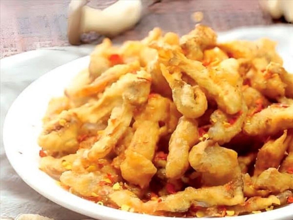 B54 Вешенки в кляре 干炸蘑菇