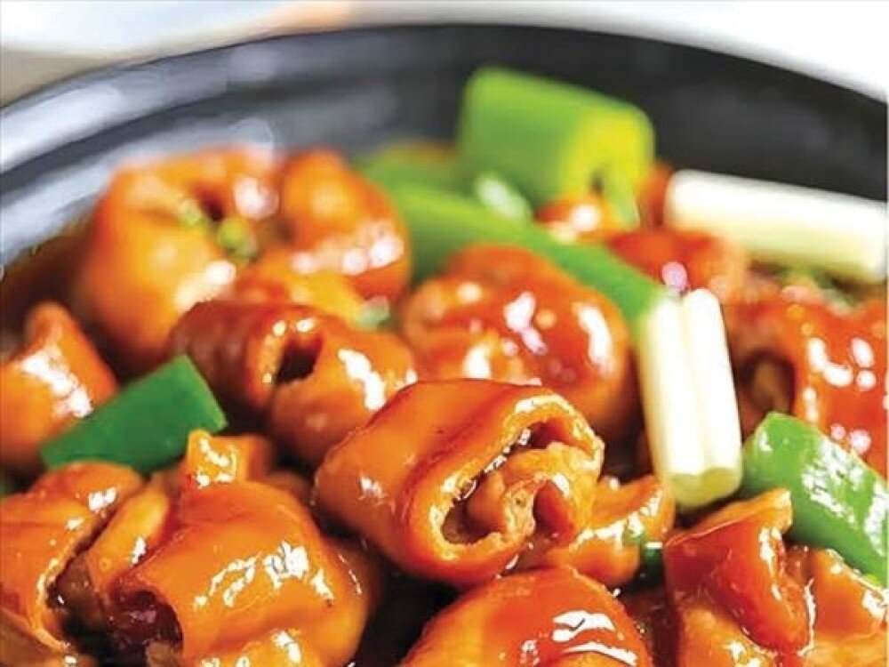 B13 Жареные кишки 溜肥肠