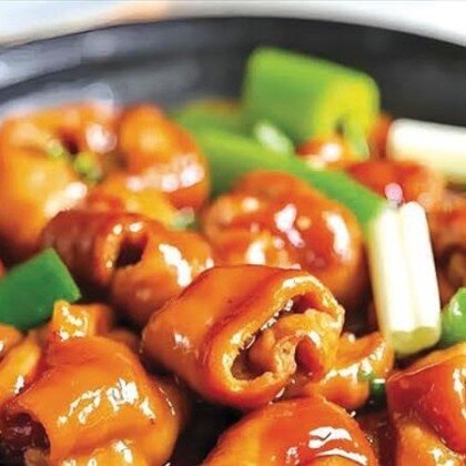 B13 Жареные кишки 溜肥肠