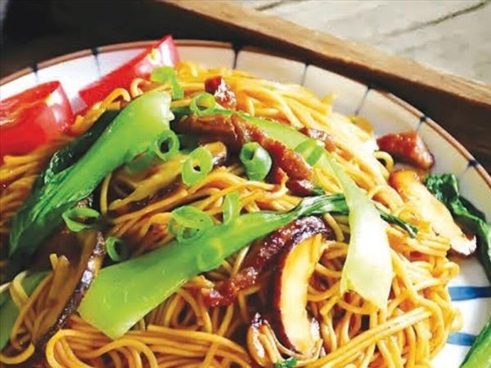 D1 Жареная лапша с овощами 蔬菜炒面