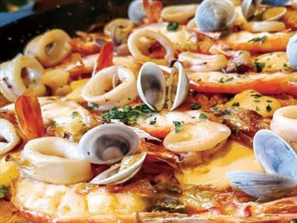 B38 Сковородка с морепродуктами 铁钣海鲜