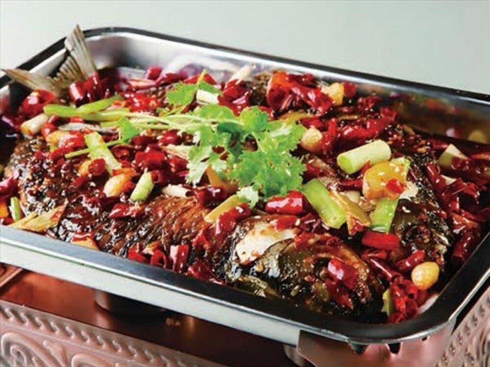 B55 Жареный карп 风味烤鱼