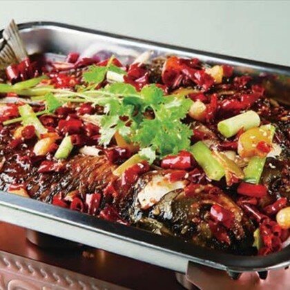 B55 Жареный карп 风味烤鱼