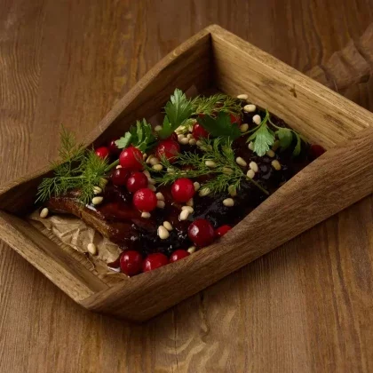 Ребрышки в сосновой глазури с медом