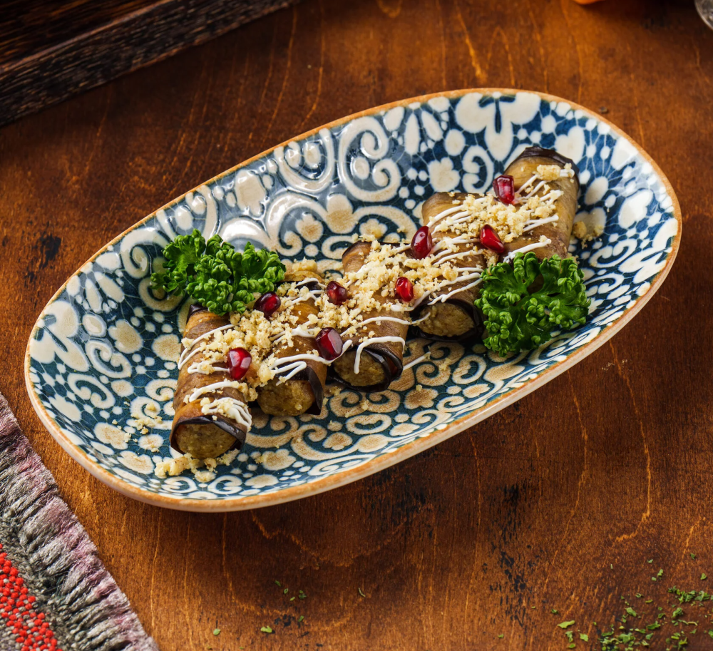 Баклажаны с ореховой начинкой