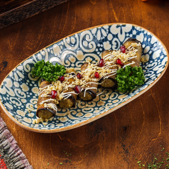 Баклажаны с ореховой начинкой