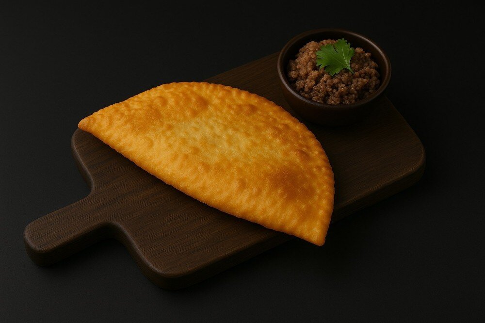 Чебурек "с мраморной говядиной"