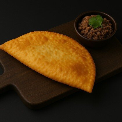 Чебурек "с мраморной говядиной"