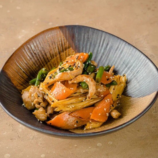 Фуджи с курицей