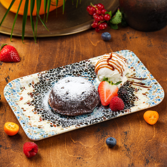 Шоколадный фондан