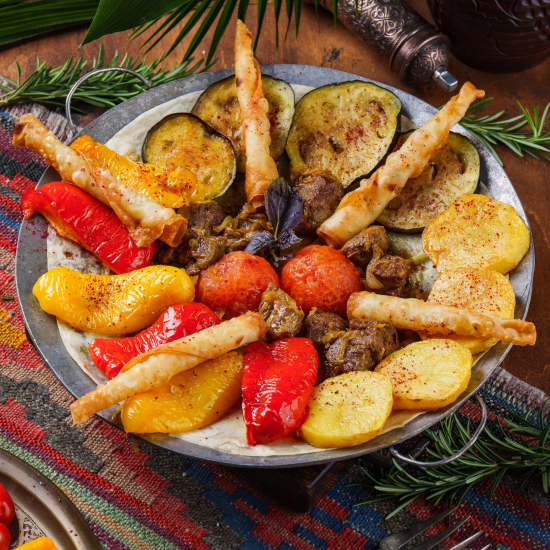 Садж-кебаб из телятины