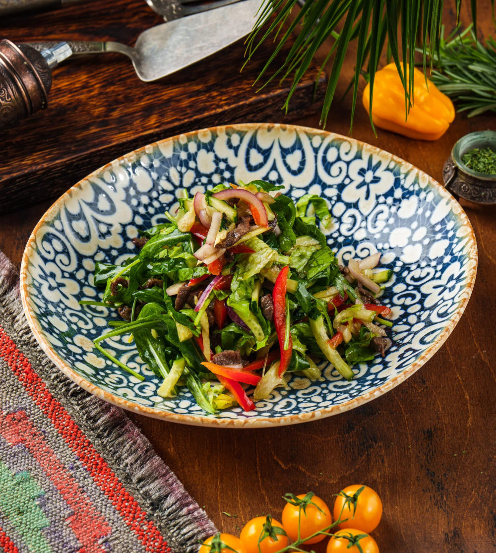 Руккола с телятиной