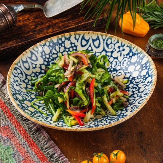 Руккола с телятиной