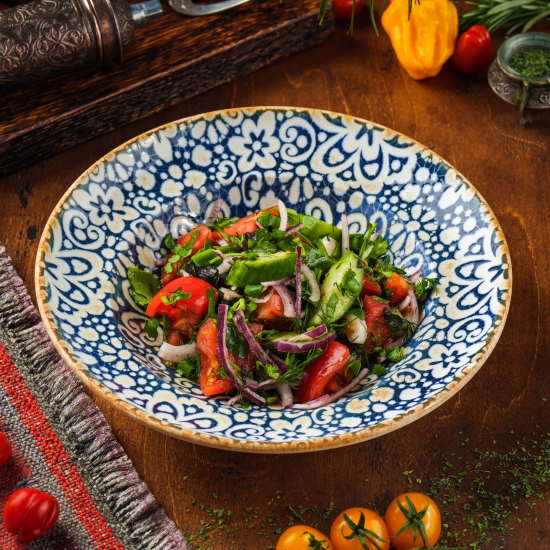 Салат по домашнему из бакинских овощей