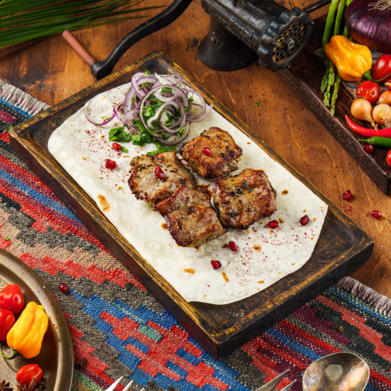 Шашлык бастурма из телятины