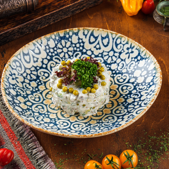 Оливье с говядиной