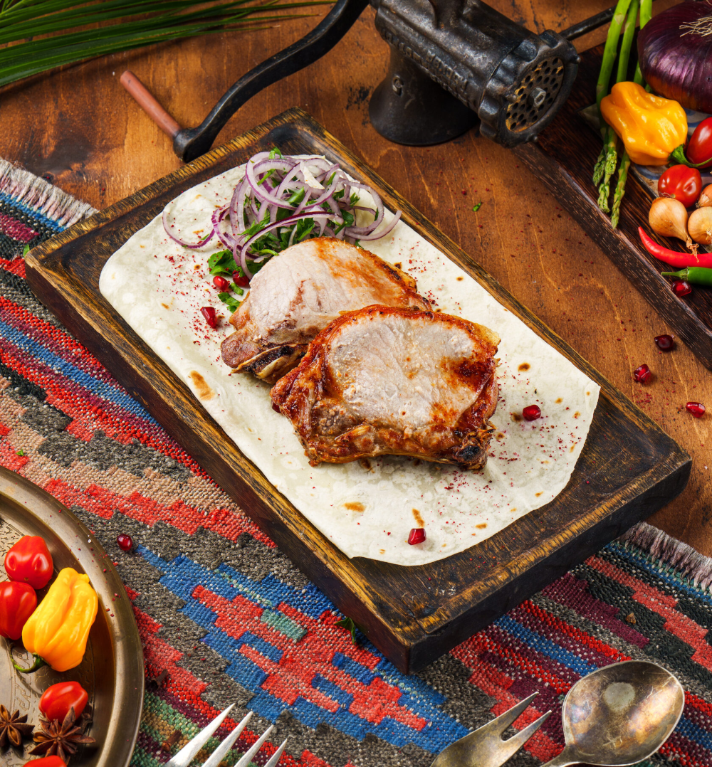 Шашлык из свиной корейки