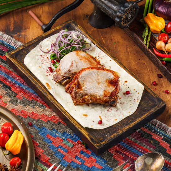 Шашлык из свиной корейки