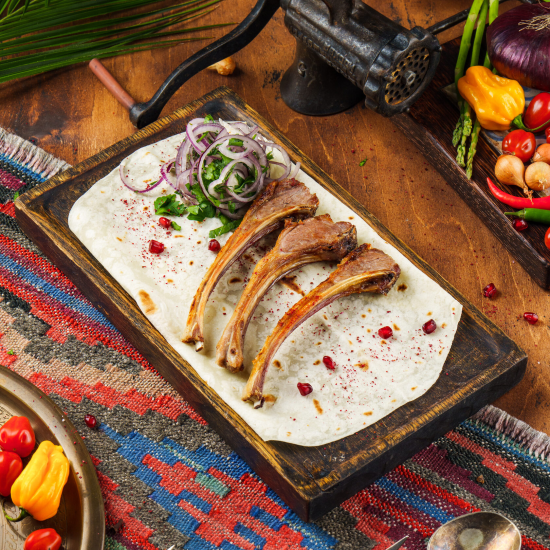 Шашлык из бараньей корейки