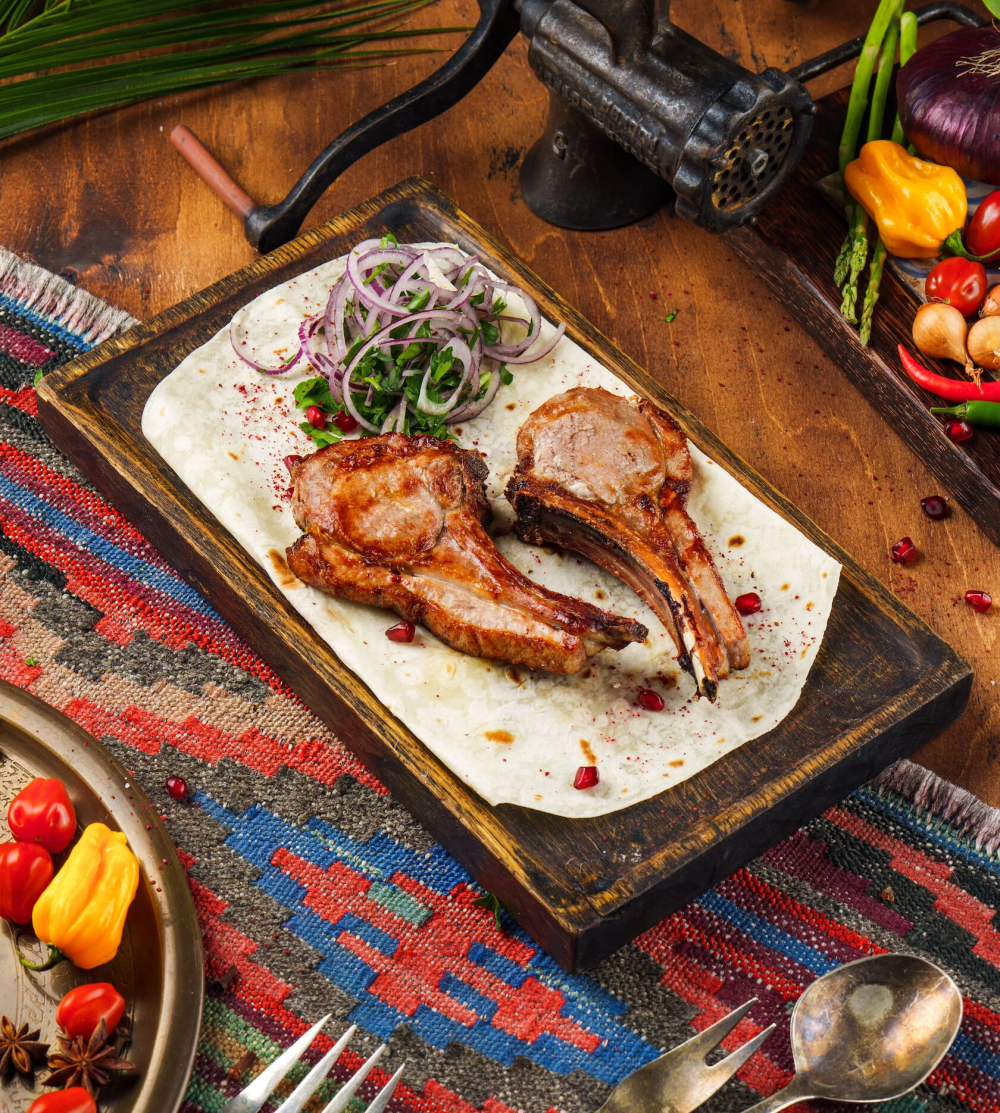 Шашлык из телячьей корейки