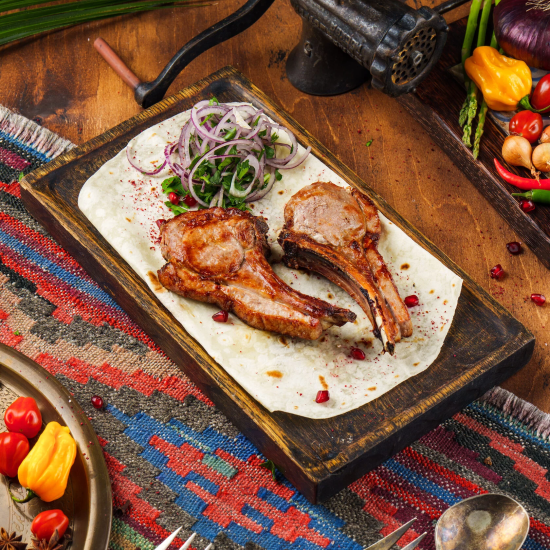 Шашлык из телячьей корейки