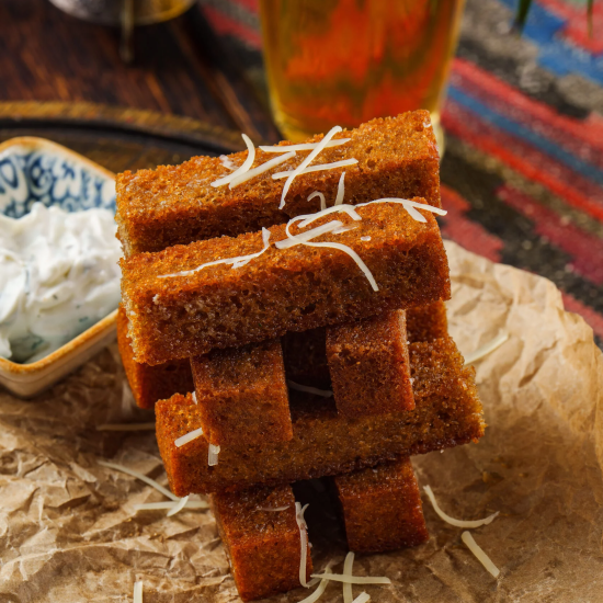 Гренки по-деревенски