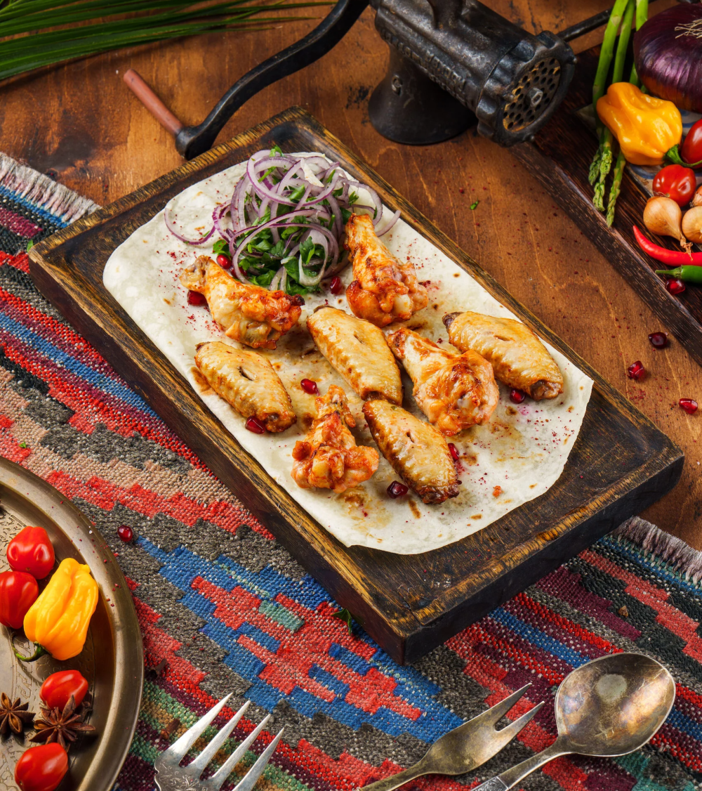 Шашлык из куриных крылышек