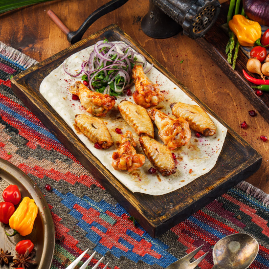 Шашлык из куриных крылышек