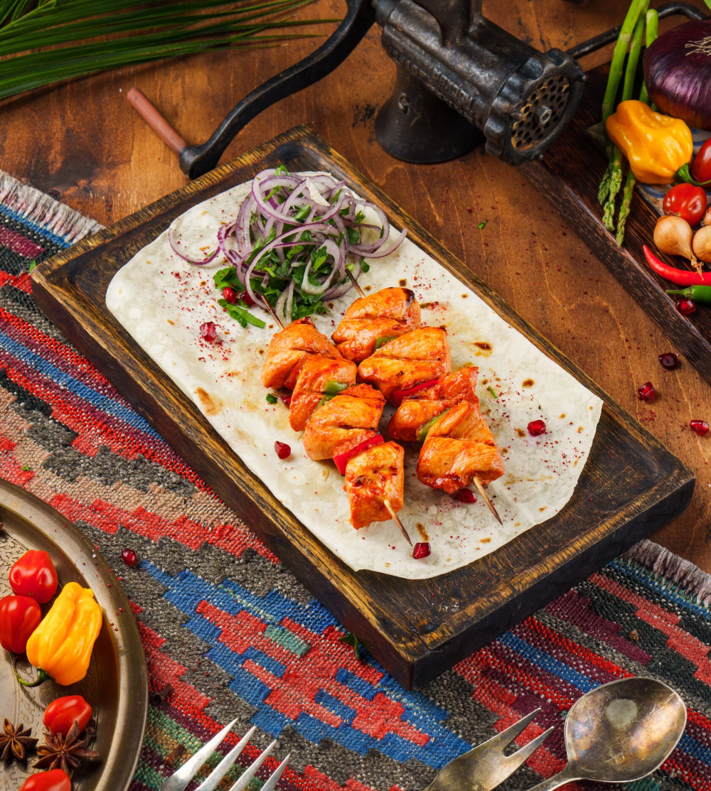 Шашлык из куриных грудок