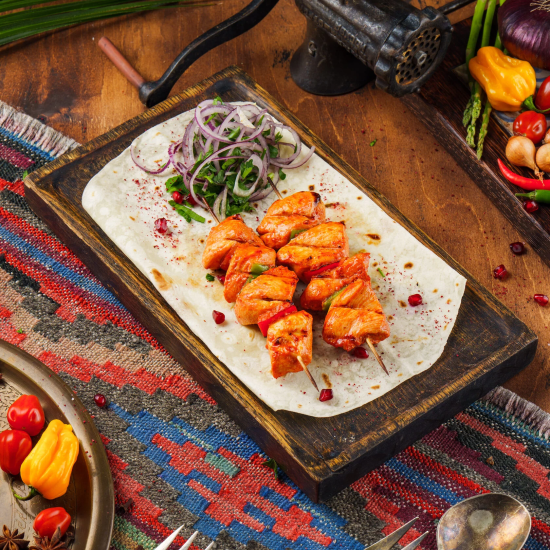 Шашлык из куриных грудок