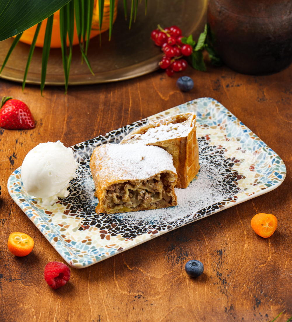 Штрудель яблочный