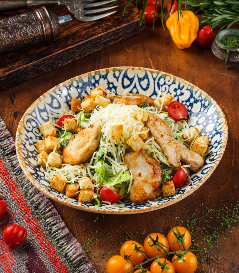 Цезарь с курицей