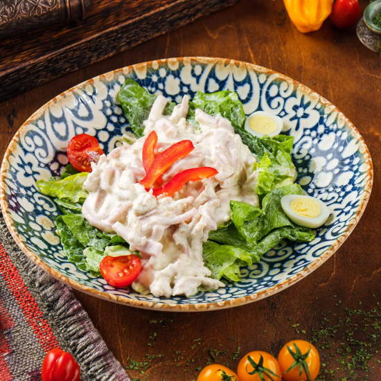 Теплый салат Тавук