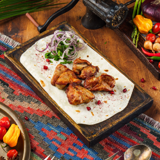 Шашлык из свиной мякоти