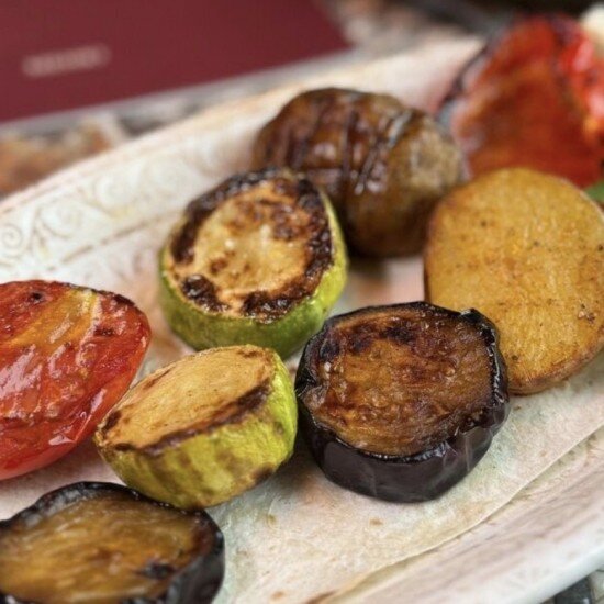 Овощи на мангале