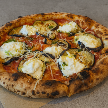 Пицца Баклажан Страчателла