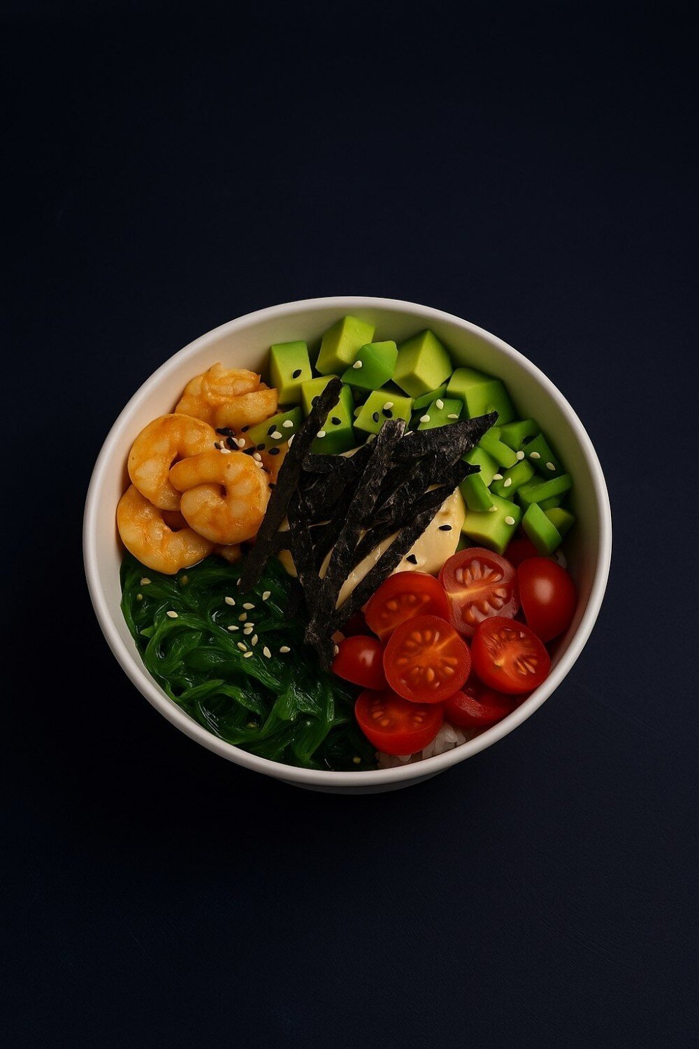 Поке с креветками