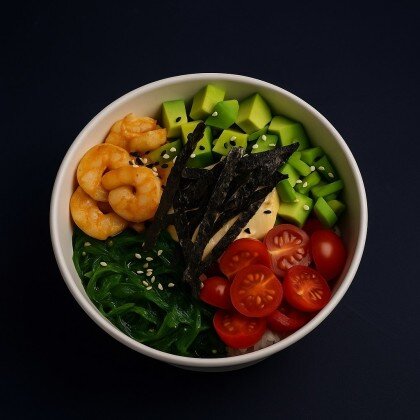 Поке с креветками