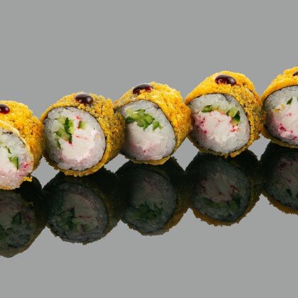 Темпура ролл "Краб с соусом унаги"