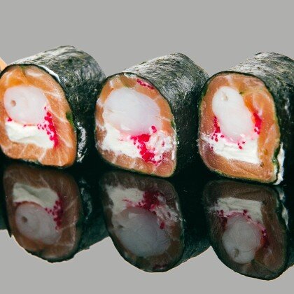 Ролл "Креветка и лосось"