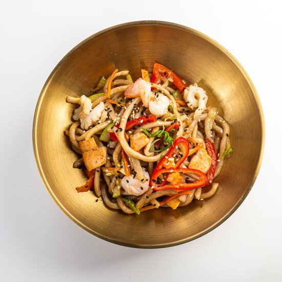 Удон с морепродуктами