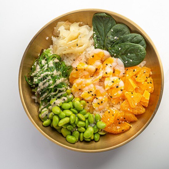 Поке с креветками