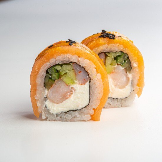 Филадельфия с креветкой (8 шт)