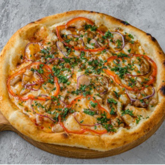 Пицца Азиатская с цыпленком Большая